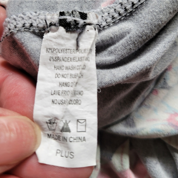 Plus Size Women's Print Legging Set - 3PCS - Picture 6 of 7